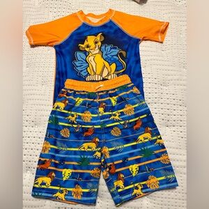 Boys Lion King bathing suit size 6